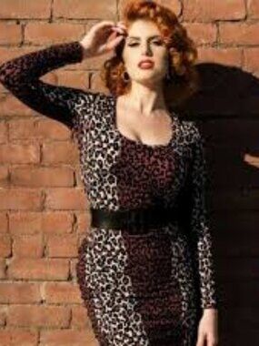 Deadly Dames Hotrod Honey, Medium, EUC
